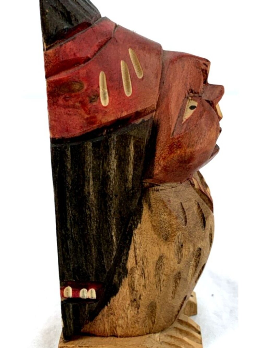 Chile Indio Picaro Traditional Wooden Statue Adult themed 9" Pop-Up Recuerdo - Picture 4 of 8
